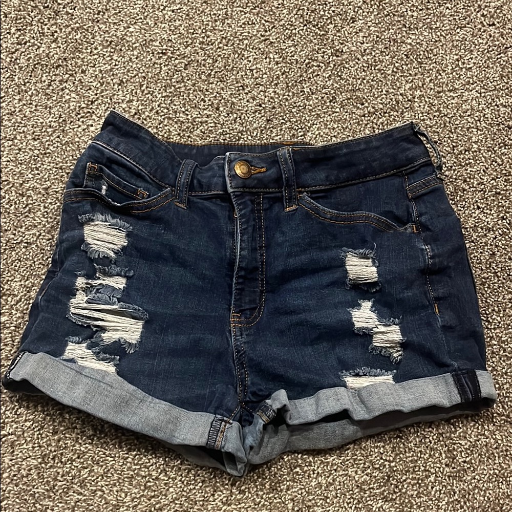 Denim Distressed Women's Shorts